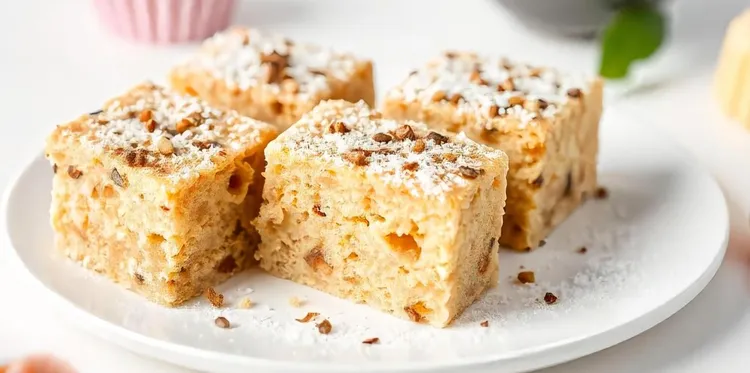 White chocolate and macadamia brownie