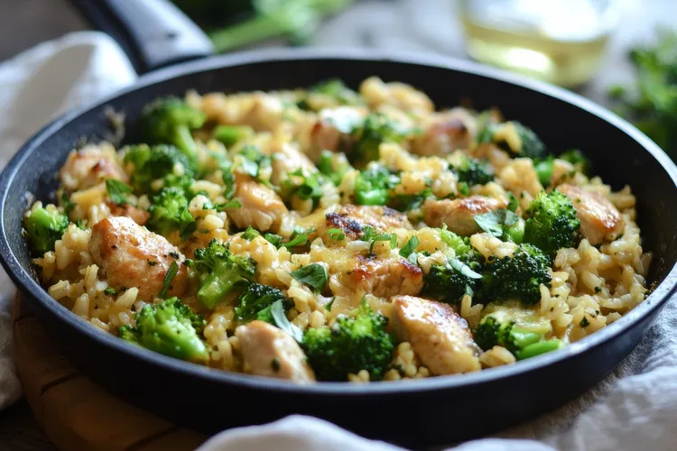 Basic turkey, rice and broccolli