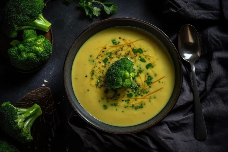 Broccoli and sweet potato soup
