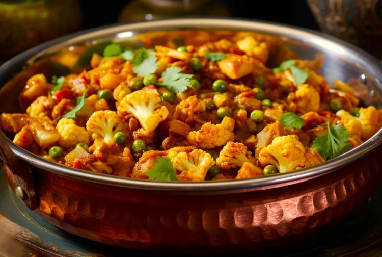 Cauliflower and chicken pilaf