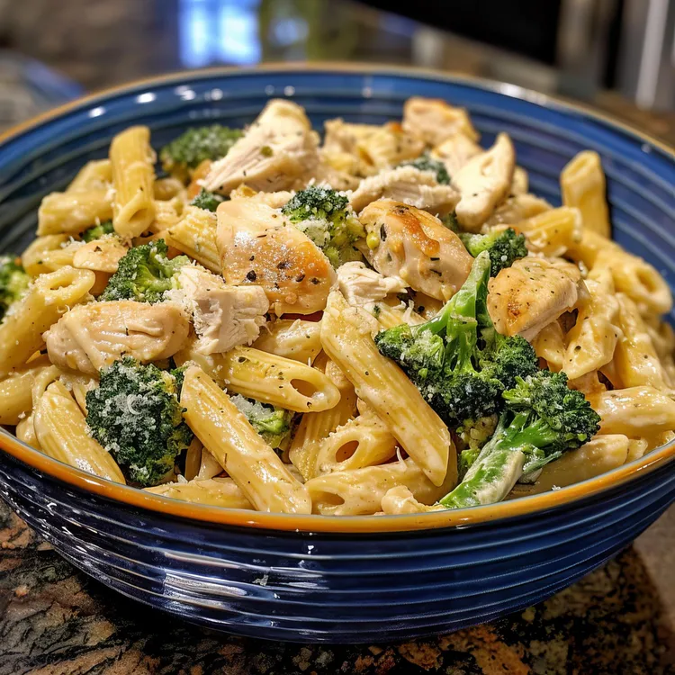 Chicken broccoli alfredo