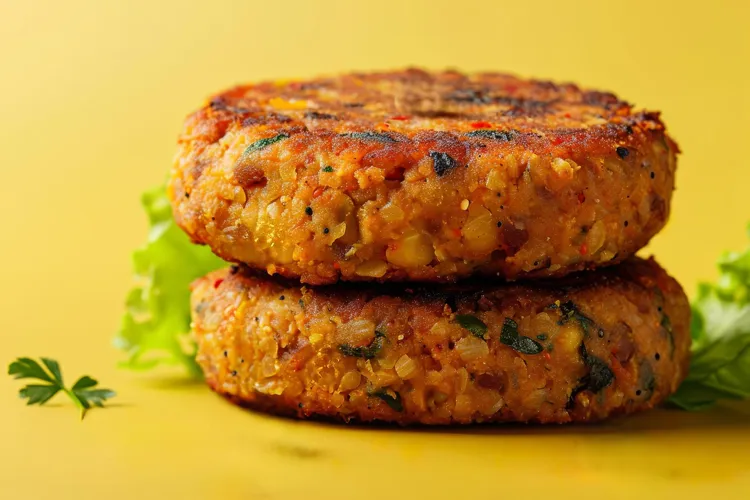 Chickpea and sweet potato cakes