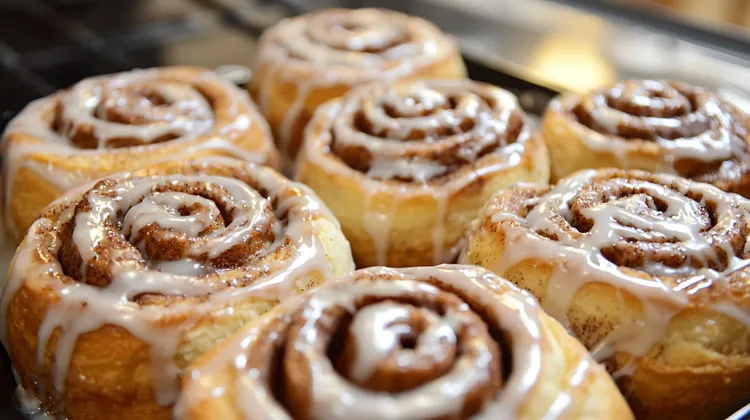 Chocolate and hazelnut scrolls