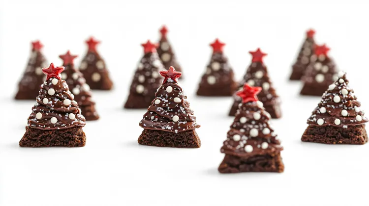 Chocolate christmas trees