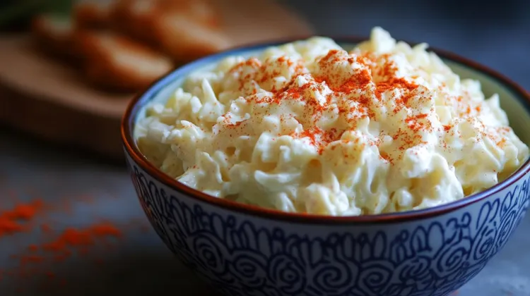 Cabbage and cottage cheese salad