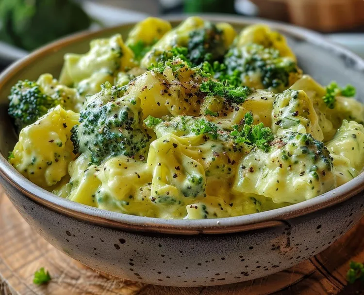 Creamy vegan curry broccoli salad