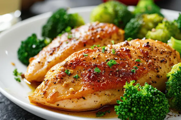 Dijon chicken and broccoli skillet