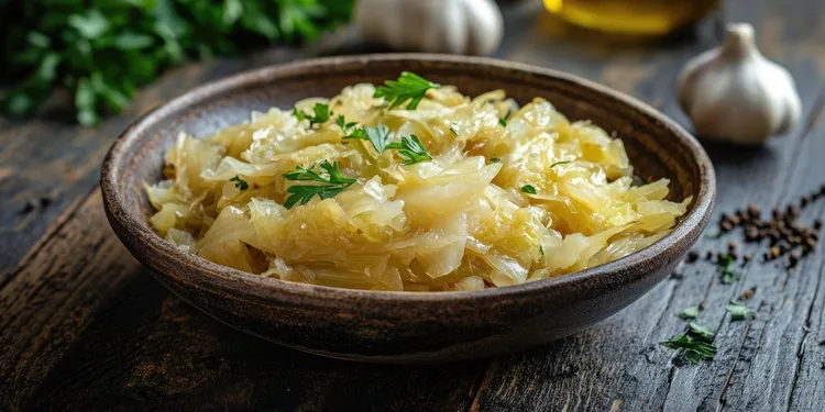 Garlic butter frizzled cabbage