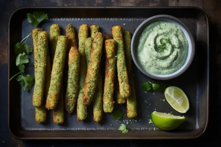 Broccoli basil breadsticks