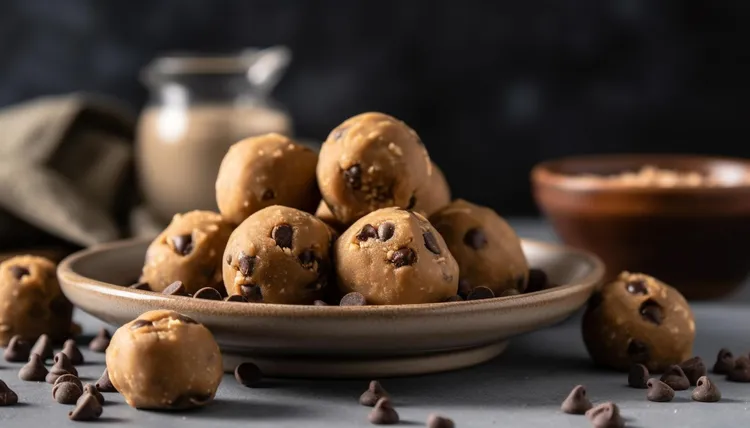 No-bake peanut butter protein truffles