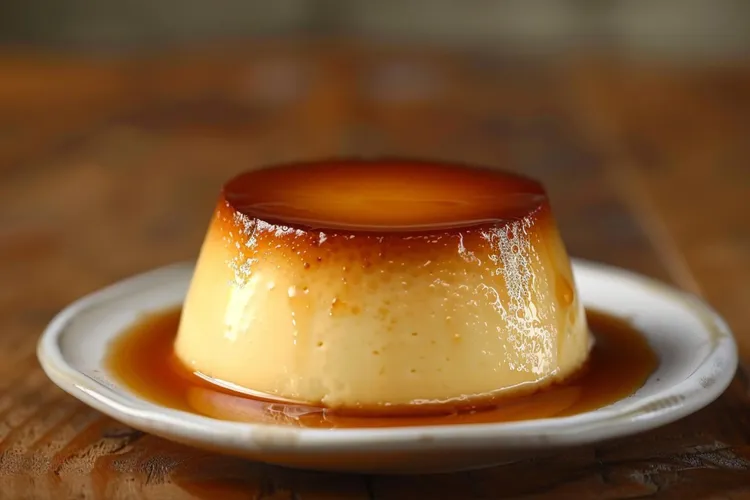 Orange & cardamom creme caramels