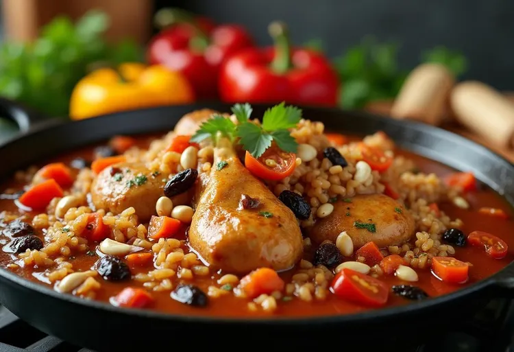 Pressure cooker chicken and rice