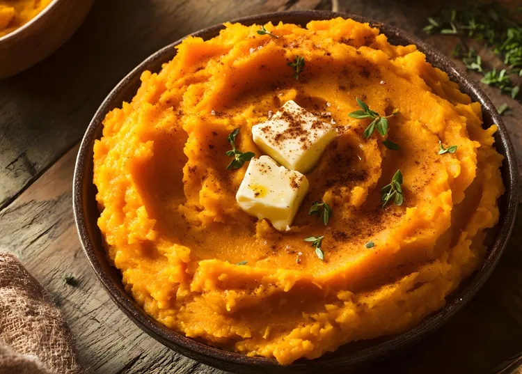 Pumpkin & sweet potato mash