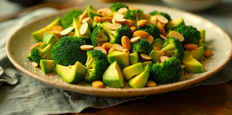 Raw broccoli salad