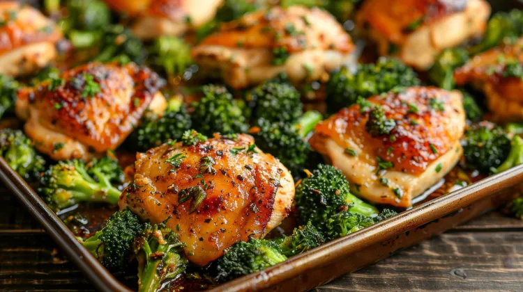 Roasted lemon chicken