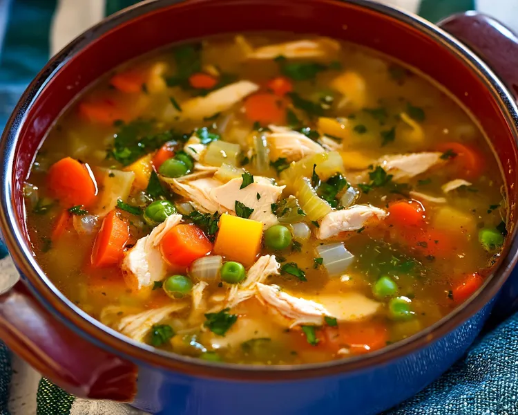 Rosemary chicken soup