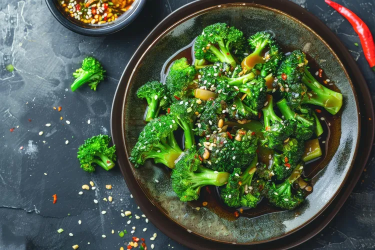 Sesame orange broccoli