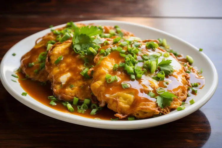 Shrimp egg foo young