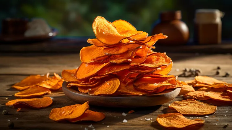 Skinny chilli & cumin sweet potato chips