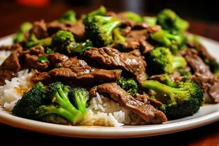 Slow cooker beef and broccoli