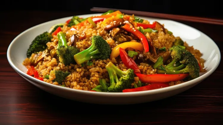 Cauliflower rice vegetable sauté