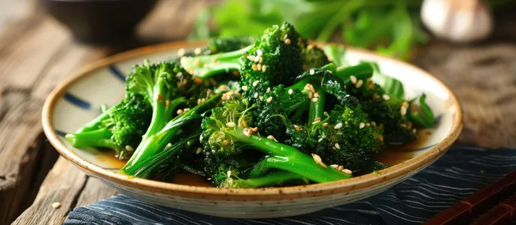 Sweet and sour broccolini