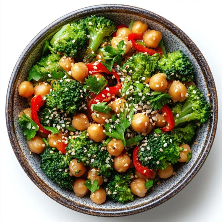 Teriyaki chickpeas