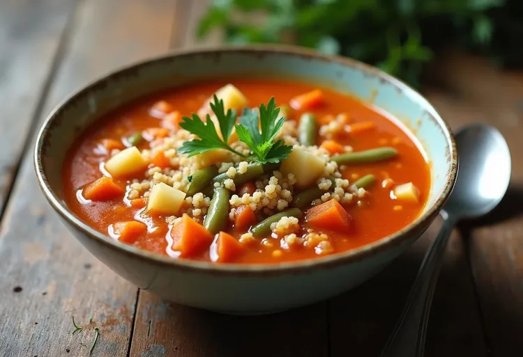 Tomato & couscous soup