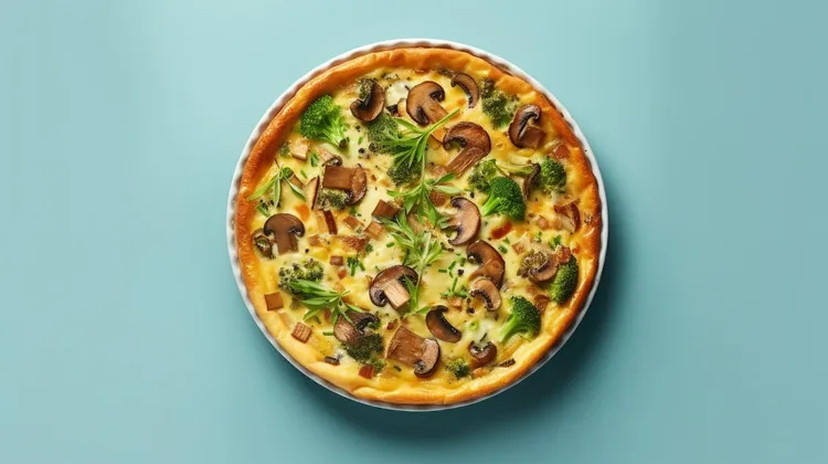 Vegetarian quiche