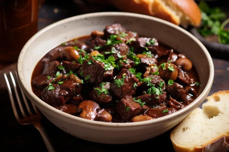 Beef and vegetable goulash