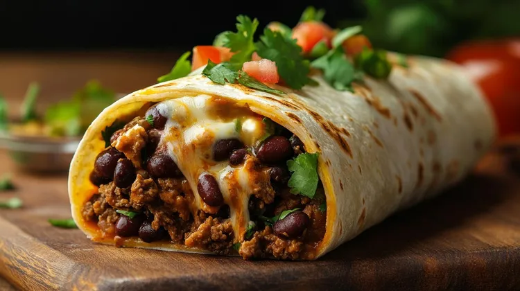 Beef burritos
