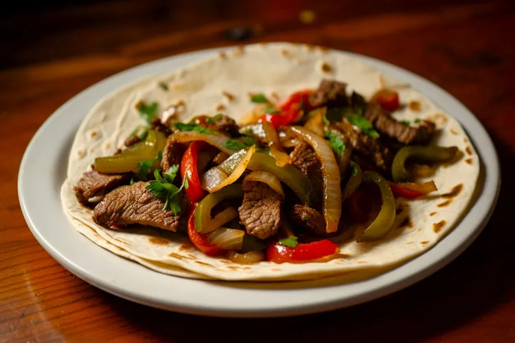 Beef fajitas