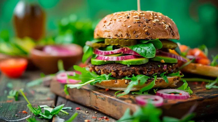 Black bean burger