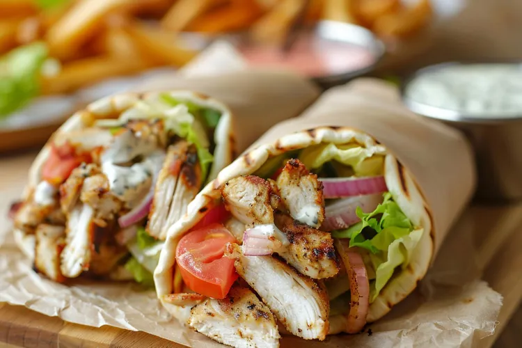 Chicken souvlaki