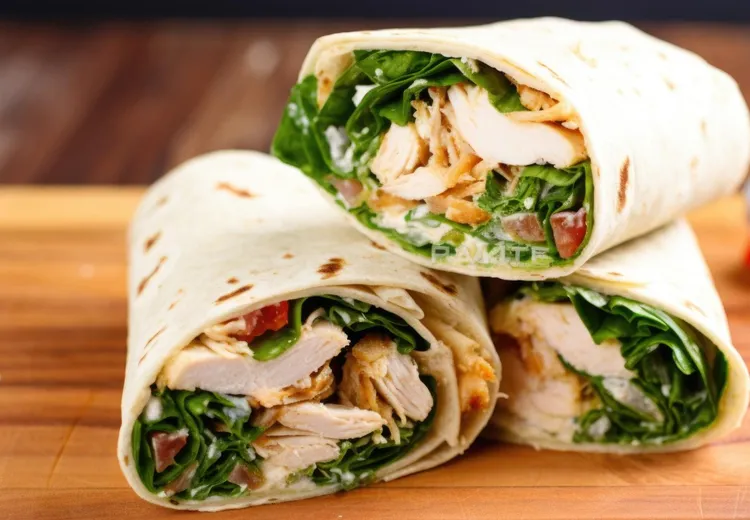 Chicken & vegetable wrap