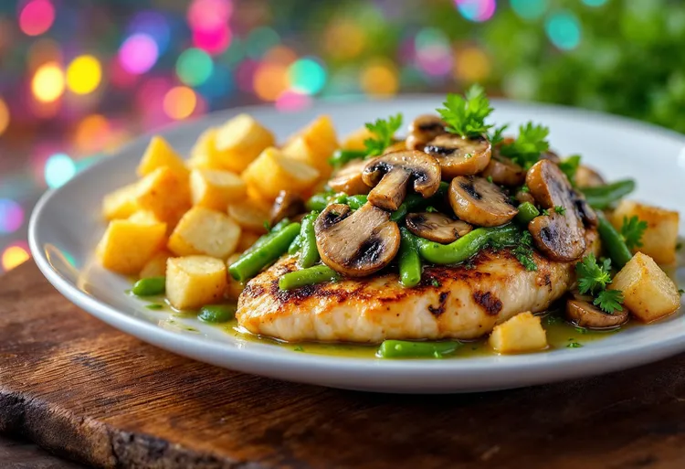 Chicken with mushrooms