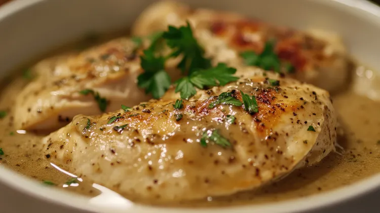 Italian-caesar chicken breasts