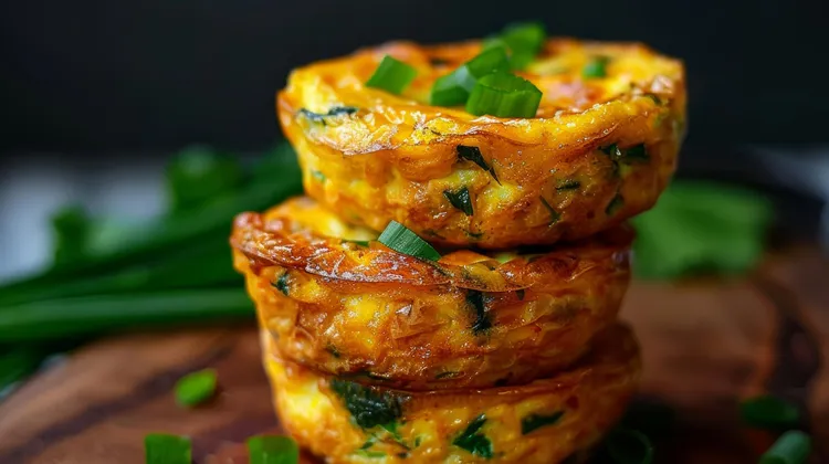 Crispy vegie muffin-pan fritters