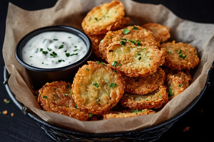 Fried eggplant bites