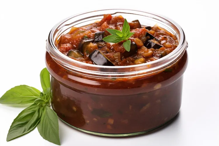 Eggplant and chilli pasta sauce
