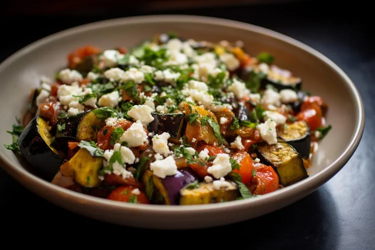 Eggplant and tomato medley bake