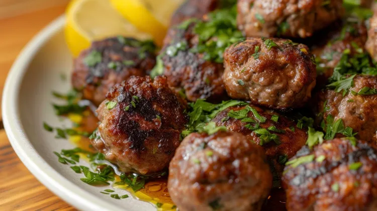 Greek lemon meatballs