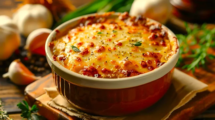 Individual lamb and pumpkin cottage pies