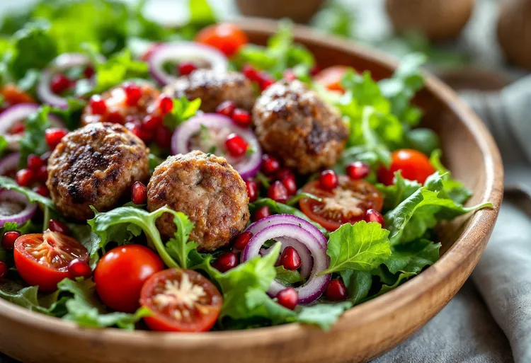Lamb kofta salad
