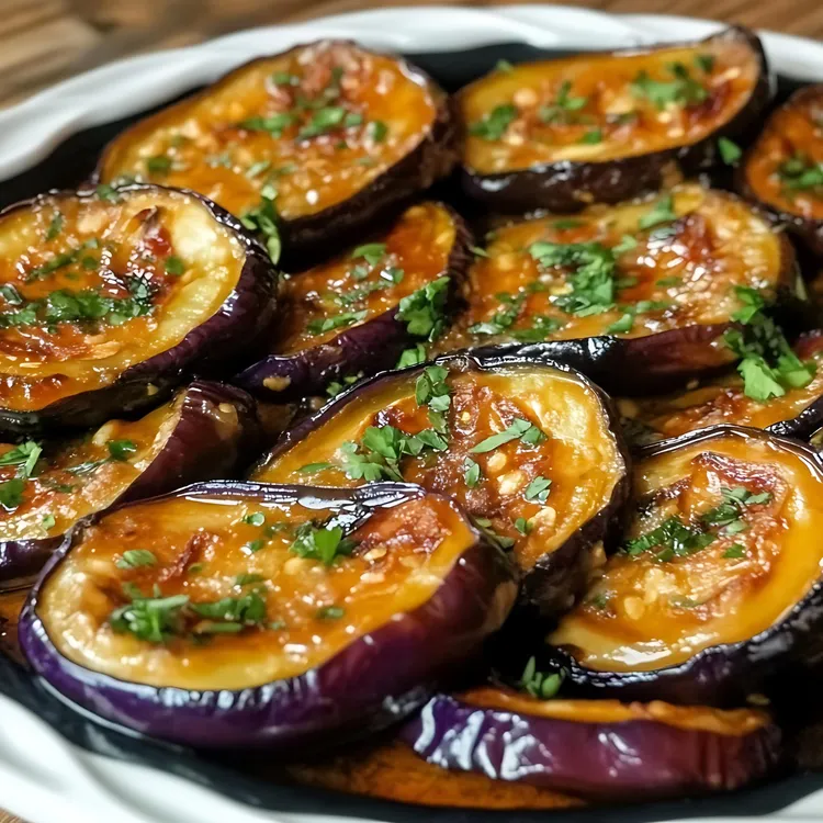 Marinated eggplant