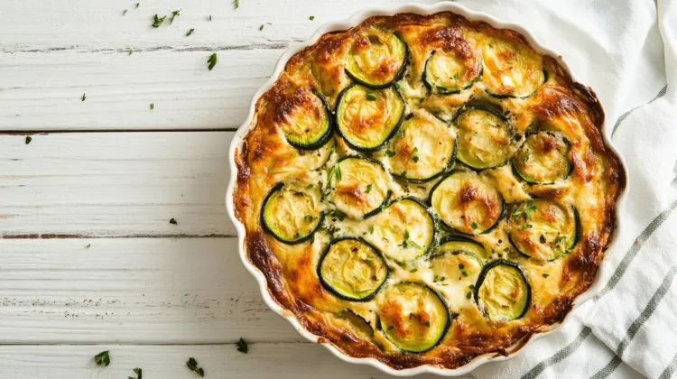 Potato and zucchini pie