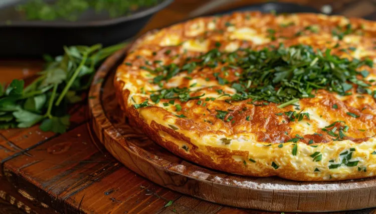 Crustless quiche