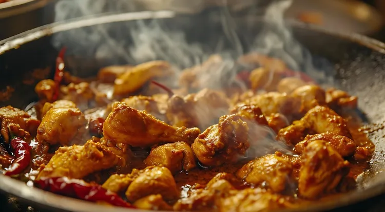 Skinny orange chicken