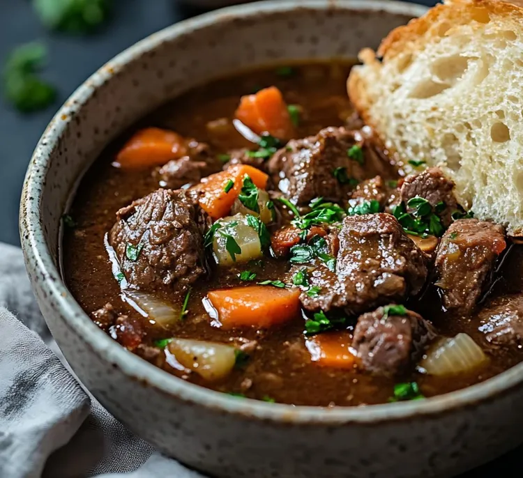 Slow-cooker beef daube