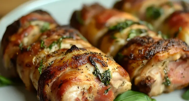 Sun-dried stuffed chicken breast